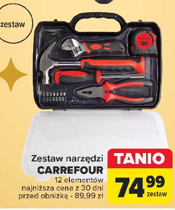 Zestaw narzedzi Carrefour promocja w Carrefour Market