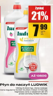 Płyn do naczyń LUDWIK promocja w Supeco