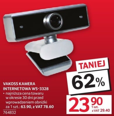 Kamera internetowa VAKOSS WS-3328 promocja w Selgros