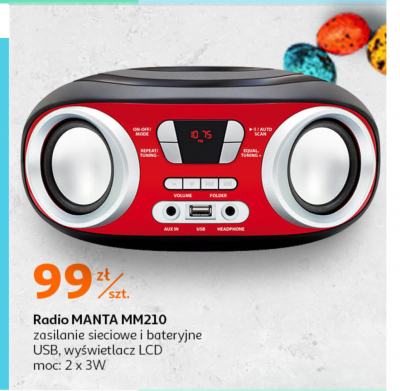Radio mm 210 Manta promocja