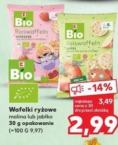 Wafelki ryżowe malinowe K-classic bio promocja