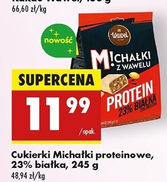 Cukierki protein Wawel micha艂ki z wawelu protein promocja
