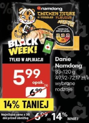 Danie Namdong 83-120g wybrane rodzaje promocja w Delikatesy Centrum