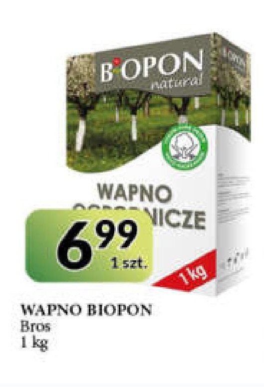 Wapno ogrodnicze Biopon promocja