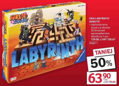Gra Labyrinth Naruto promocja w Selgros
