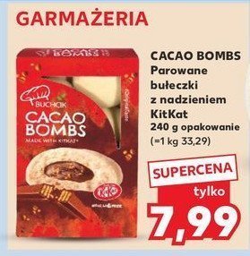 Cacao boms z kit kat Buchcik promocja