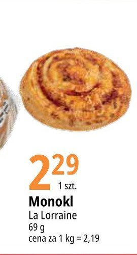 Monokl o smaku pizzy i sera La lorraine promocja