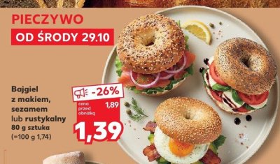 Bajgiel rustykalny promocja w Kaufland