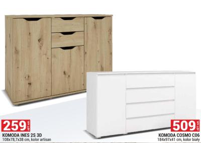 KOMODA INES 2S 3D promocja w Merkury Market