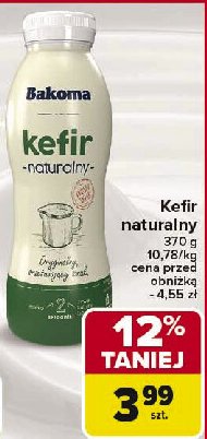 Kefir naturalny BAKOMA KEFIR promocja w Carrefour Market