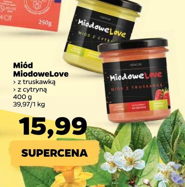 Mi贸d z truskawk膮 Miodowelove promocja
