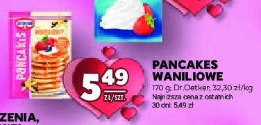 Mieszanka waniliowa Dr. oetker pancakes promocja