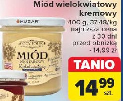 Mi贸d kremowany wielokwiatowy Huzar promocja