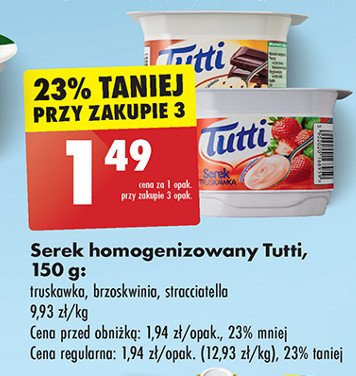 Serek straciatella Tutti promocja