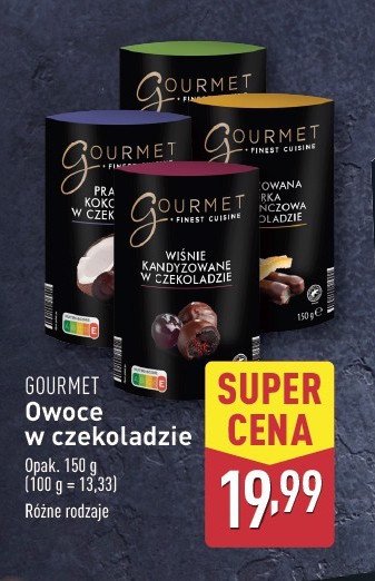 Kokos w czekoladzie Gourmet finest cuisine promocja w Aldi