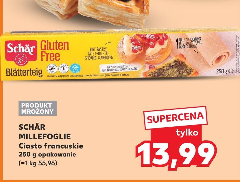 Ciasto francuskie Schar promocja w Kaufland