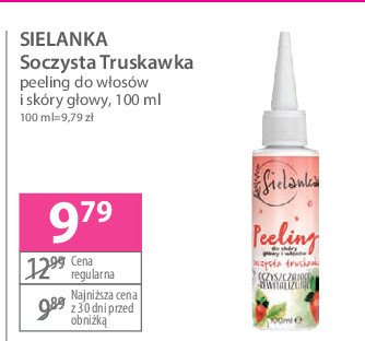 Peeling do włosów i skóry głowy soczysta truskawka Sielanka (kosmetyki) Solverx promocja