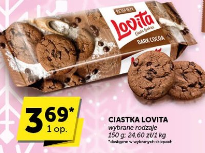 Ciastka Lovita wybrane rodzaje promocja w Groszek