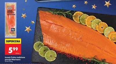 Łosoś Coho rodzinna porcja Marinero promocja w Biedronka