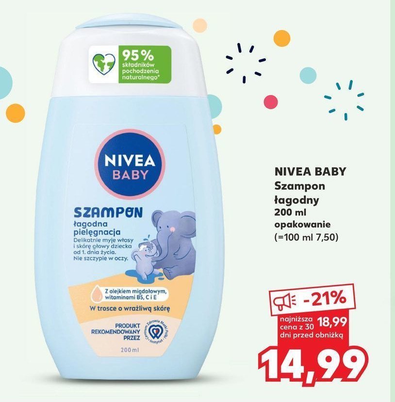 Szampon łagodzący Nivea baby ochronny promocja