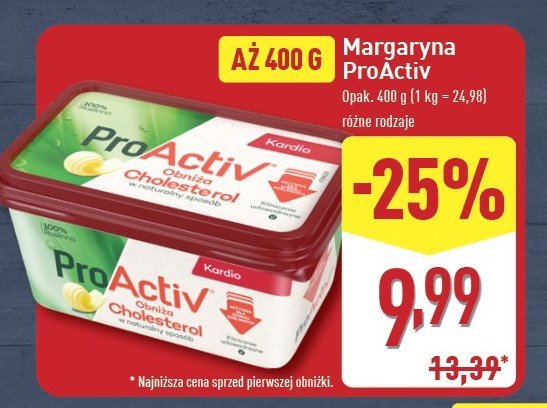 Margaryna Flora pro-activ promocja w Aldi