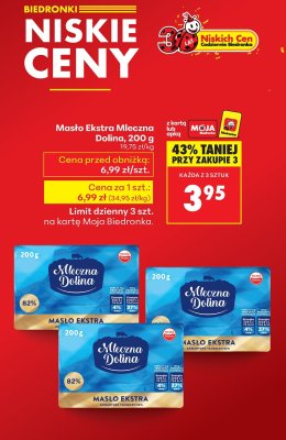 Masło ekstra promocja w Biedronka