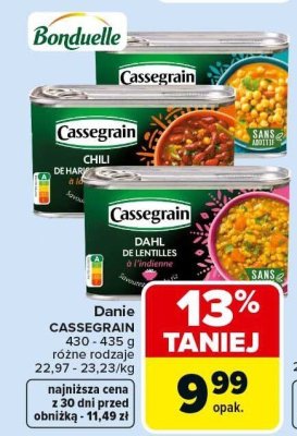 Dania CASSEGRAIN promocja w Carrefour