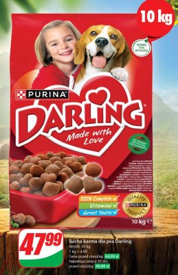 Karma dla psa mięso-warzywa Purina darling promocja