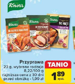 Przyprawa do wieprzowiny Knorr przyprawa promocja