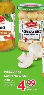 Pieczarki marynowane Urbanek 290g promocja w Selgros