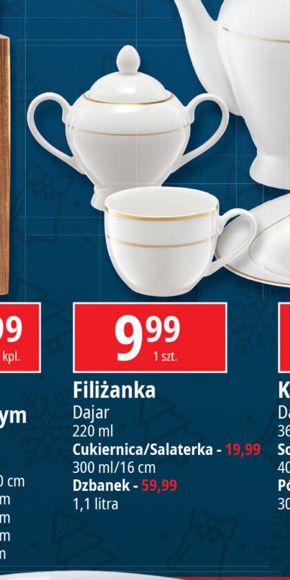 Filiżanka 220 ml Dajar promocja w Leclerc