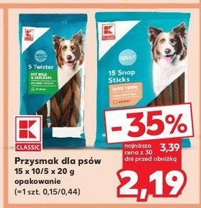 Przysmak dla psa K-classic promocja w Kaufland