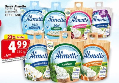 Serek Almette lekki naturalny promocja w Prim Market