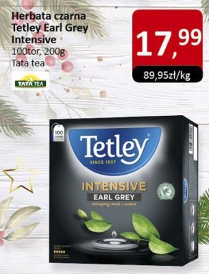 Herbata czarna Tetley Earl Grey Intensive 100tor, 200g promocja w Market Point