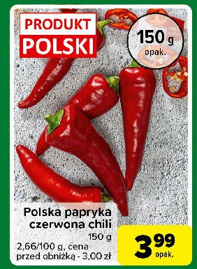 Papryka chilli promocja