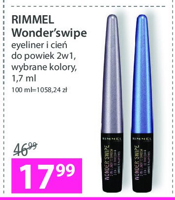 Eyeliner + cień 2w1 nr 007 Rimmel wonder'swipe promocja