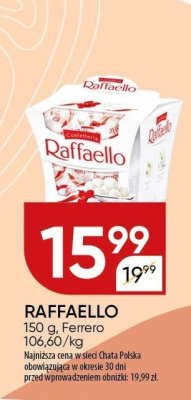 Raffaello Ferrero promocja w Chata Polska