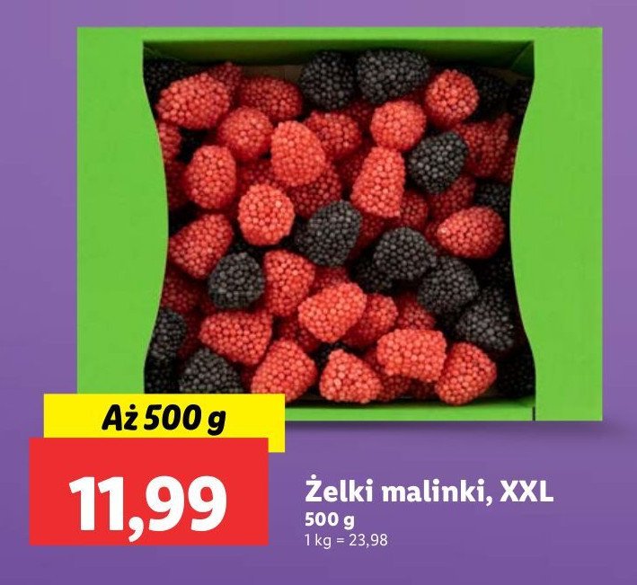 Żelki malinki promocja