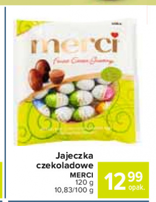 Jajeczka wielkanocne Storck merci promocja