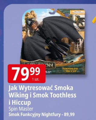 Jak Wytresować Smoka Wiking i Smok Toothless i Hiccup Spin Master promocja w Leclerc