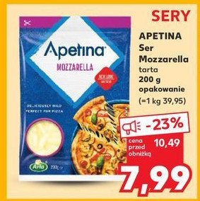 Ser mozzarella tarta Arla apetina promocja