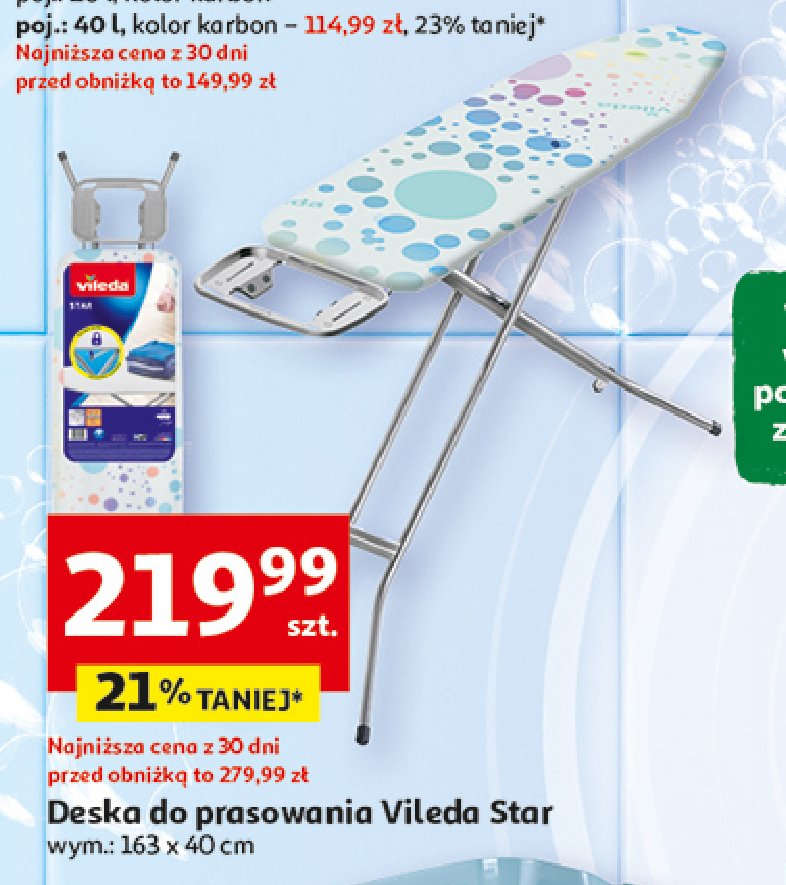 Deska do prasowania star plus Vileda promocja