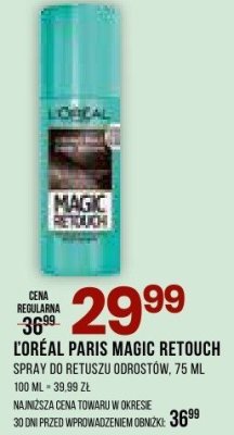 Spray stylizujący do włosów LOREAL PARIS MAGIC RETOUCH odrost promocja w Drogerie Natura