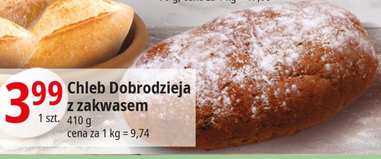 Chleb dobrodzieja z zakwasem promocja