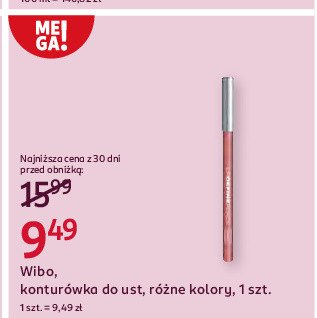 Kredka do ust Wibo promocja w Rossmann