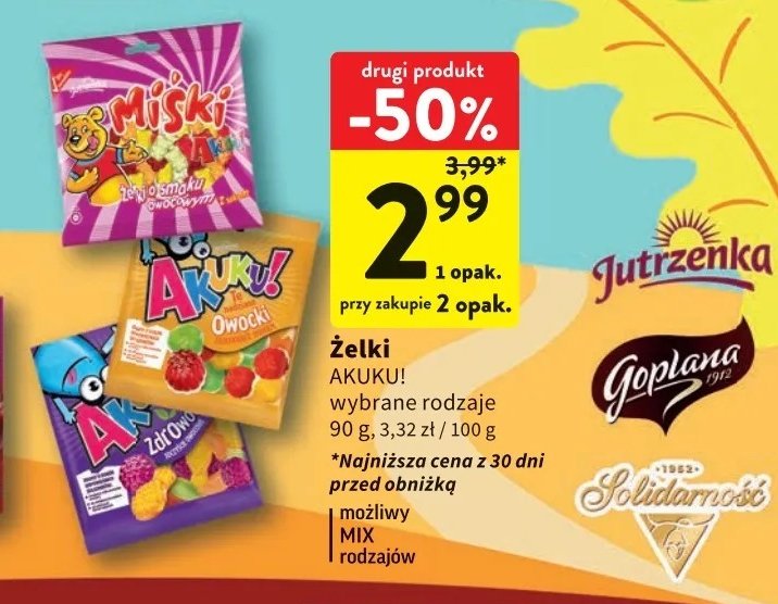 Żelki miśki Akuku! promocja