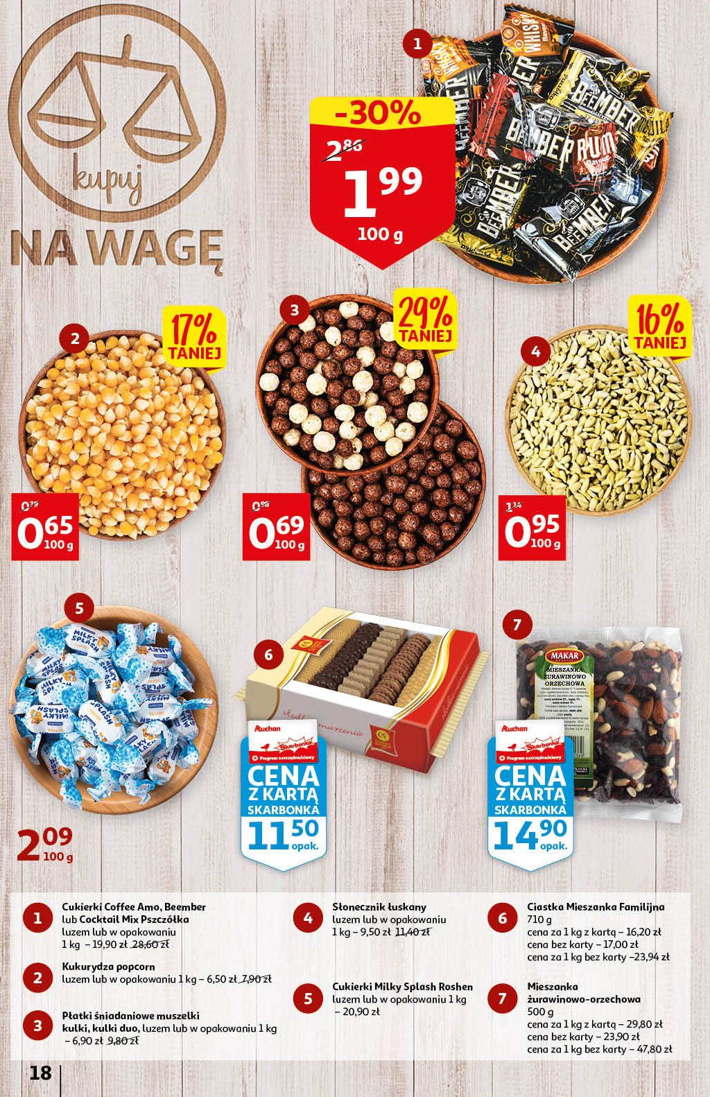 Cukierki cocktail mix Pszcz贸艂ka promocja