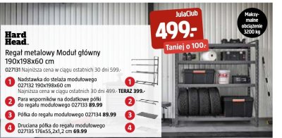 Regał promocja w Jula