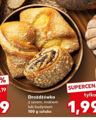 Drożdżówka z makiem 100 g promocja w Kaufland