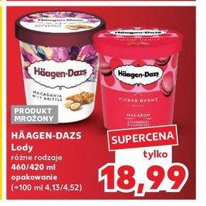 Lody macaron strawberry & rasberry Haagen-dazs promocja